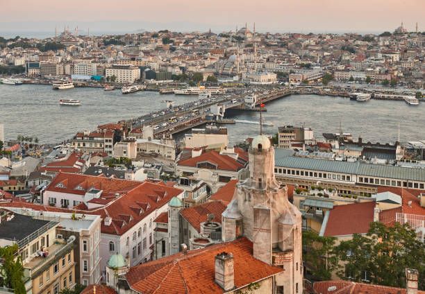 istock Istanbul panoramic view. Orient and occident seaside. Marmara sea. Turkey 1489106514