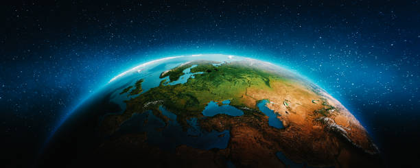 istock Planet Earth - Europe and Asia 1489126023