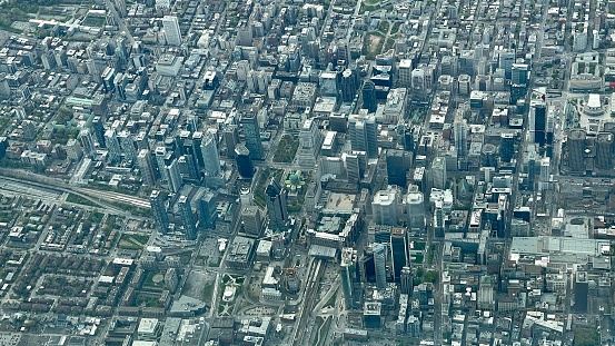 Luchtfoto van Montréal