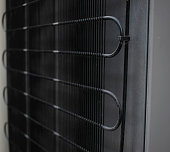 The landscape of condenser coil of refrigerator or the backside of refrigerator or fridge.