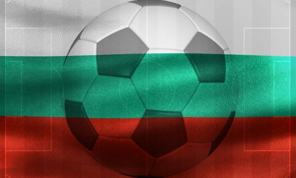 istock Bulgaria flag - realistic waving fabric flag 1489139124