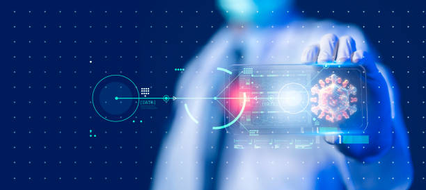 médico digital ciência da saúde conceito de tecnologia remota médica ai metaverso médico on-line otimizar o atendimento ao paciente medicina farmacêutica tratamento biológico vr exame diagnóstico - 30057 - fotografias e filmes do acervo