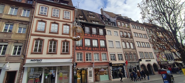 Image of some alsacian houses in Strasbourg