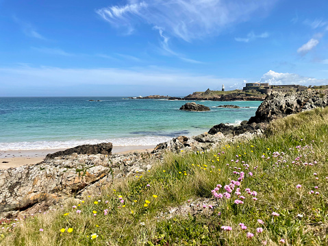 Springtime on Arch Beach in Alderney