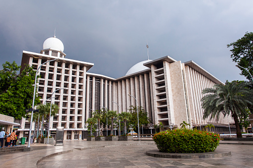 Istiqlal Mosque is the largest mosque in Southeast Asia located in Jakarta. One of the centers of Muslim activities in Indonesia.