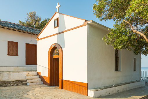 Historic stone chapel of St. Agnes in the Rakalj on the Istrian Peninsula in Croatia