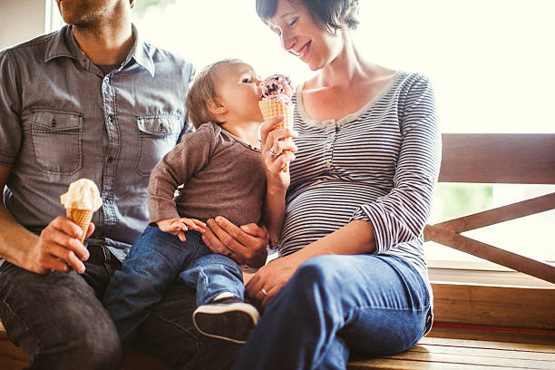 Family at Ice Cream Shop
