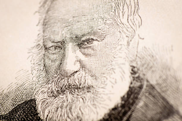 istock Portrait of famous authors from the past: Victor Hugo 1489173044