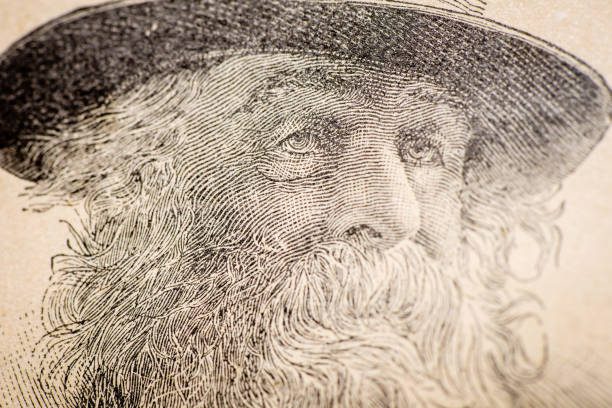 istock Portrait of famous authors from the past: Walt Whitman 1489175357