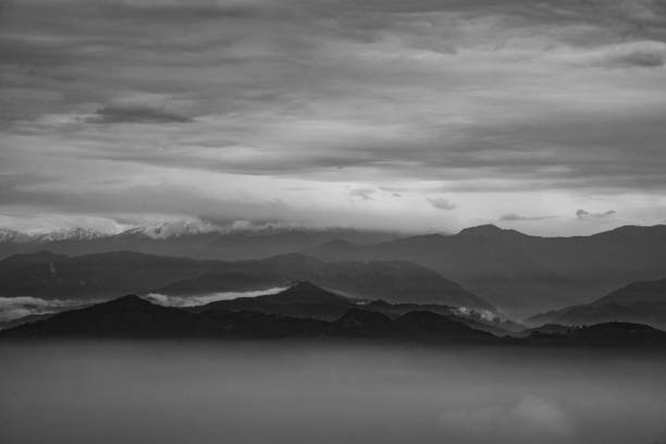 istock Himalayan Mountains over ocean of Clouds 1489177663