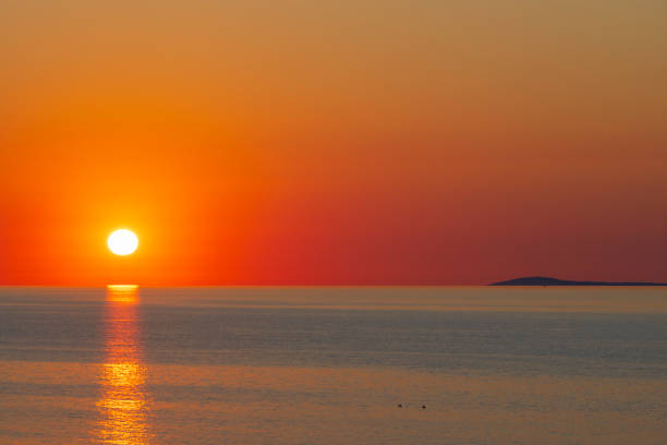 istock Summer sunset over the sea 1489188454