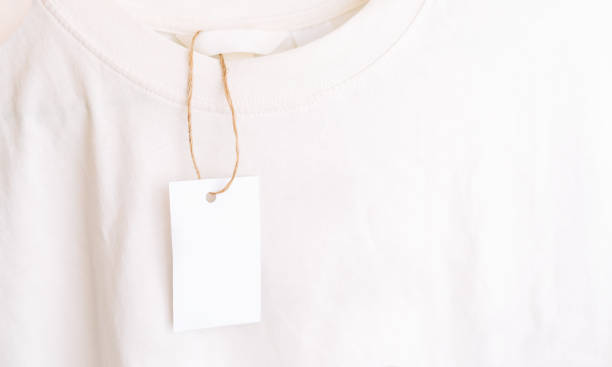 istock White t-shirt with an empty tag without inscriptions 1489189366