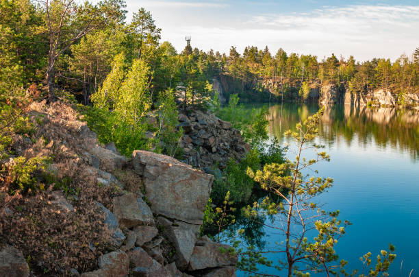istock Korostyshevsky granite canyon, Ukraine 1489190579
