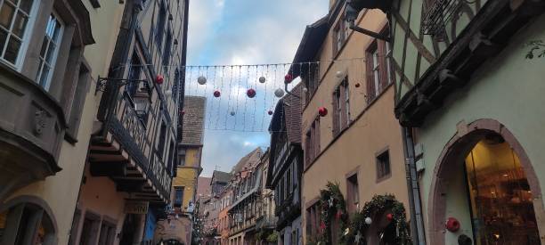 istock Decorated streets of Riquewhir 1489191260