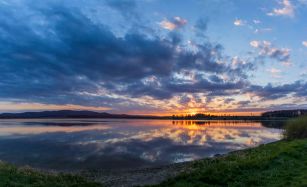 istock Dehtar pond, Southern Bohemia, Czech Republic 1489192934