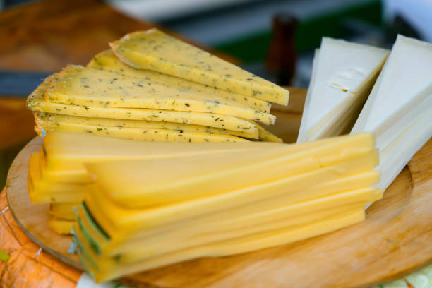 Enjoy fresh, soft feta cheese with aromatic herbs, perfect for salads and gourmet dishes