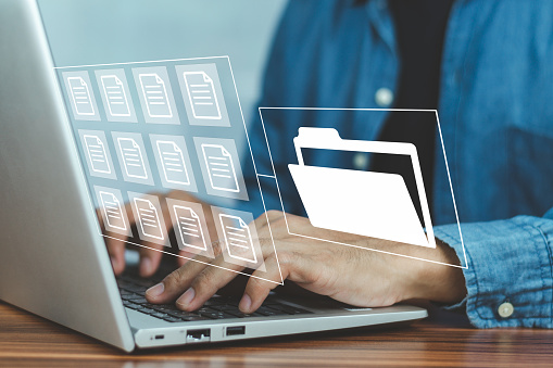 Dms Folder Document Management System Dms Folder File Data Management Or Data ...