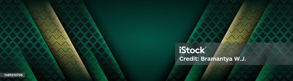 Polygonal Dark Green Overlay Layers Geometric Background Exclusive
