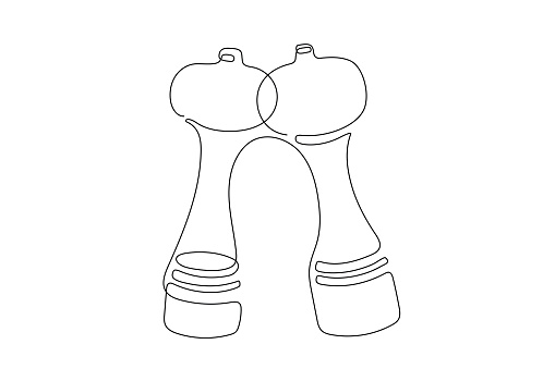 Pepper Tree Line Drawing Pepper Line Art Vector Illustration Stock Illustration Stock ...