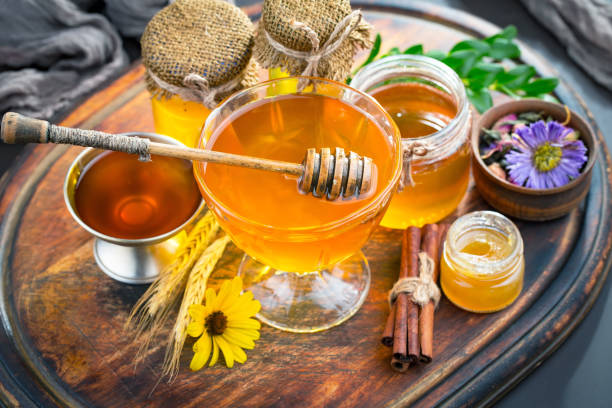 istock Sweet bee honey. Natural product. 1489211753