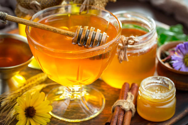 istock Sweet bee honey. Natural product. 1489211854