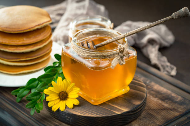 istock Sweet bee honey. Natural product. 1489212292