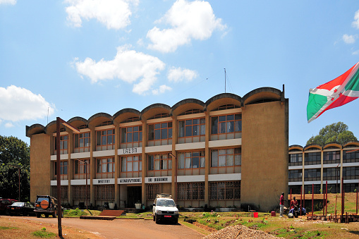 Gitega / Kitega, Burundi: Geographic Institute of Burundi (IGEBU), Ministry of Water, Environment, Land management and Urban Planning - Federal government campus, Musinzira