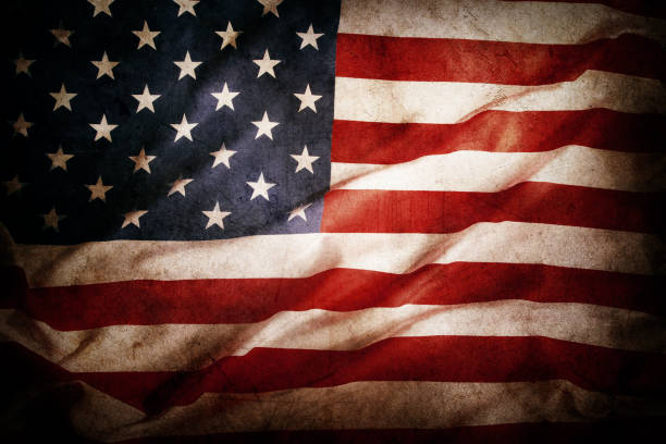 istock Grunge American flag 1489217207