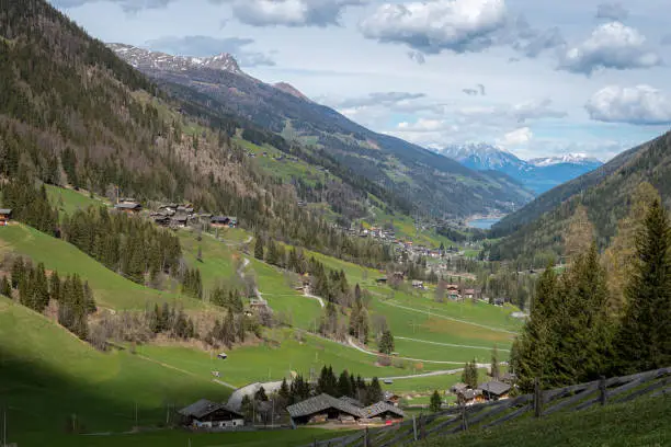 The municipality of Ultimo in Ultental. Trentino Alto Adige Südtirol South Tyrol, Italy