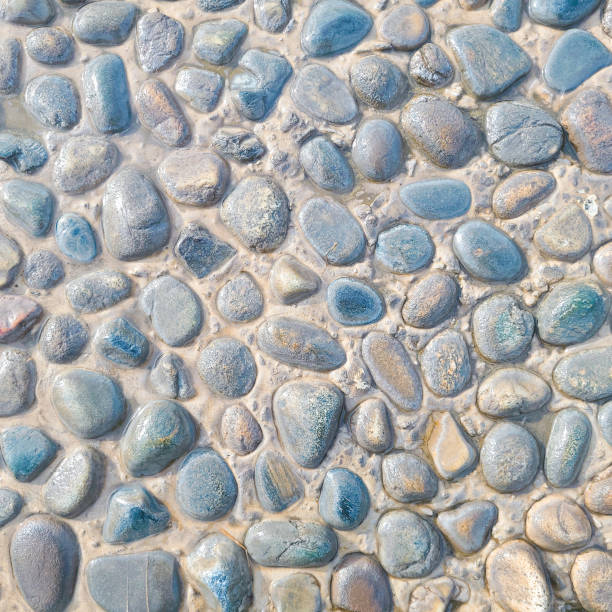istock Decorative coating of the park natural stone and cement 1489234812