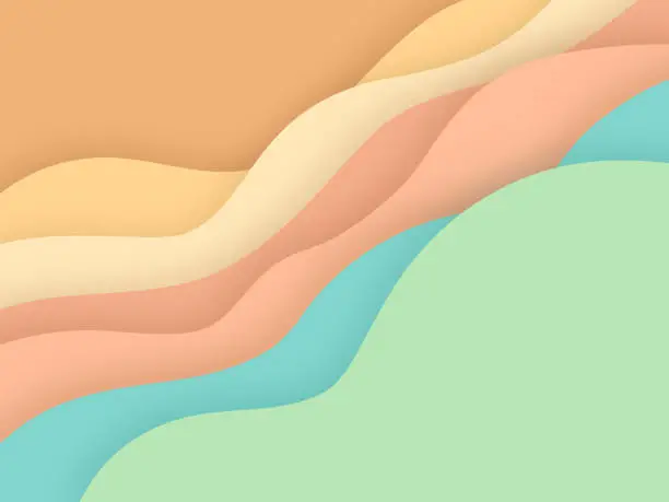 Vector illustration of Modern Layer Blend Waves