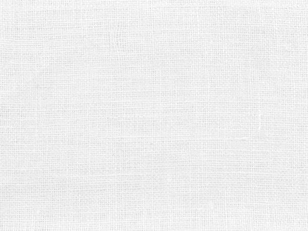 sfondo texture tela lino bianco - antique burlap canvas textile foto e immagini stock