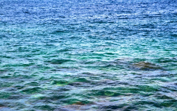 istock Abstract blue ocean water background.Sea waves natural texture for design. 1489245661