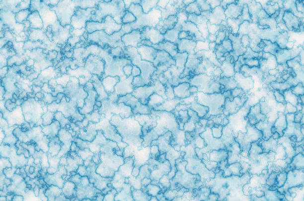 istock Blue frosted Glass texture background surface 1489249555