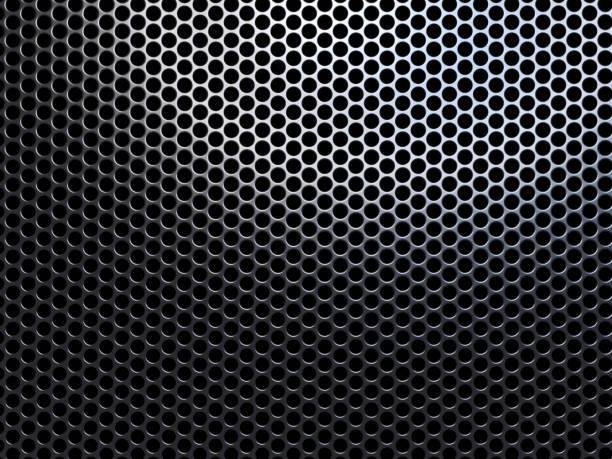 istock Silver polished metal texture steel background 1489251310