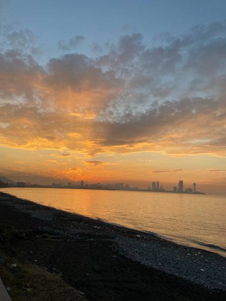istock Sunset, Sea and the City views 1489263471