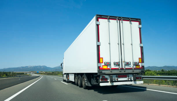 istock Truck on the road 1489264852