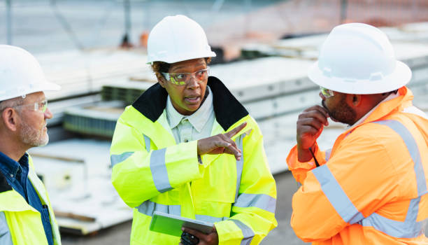 istock African-American woman in charge at construction site 1489266426