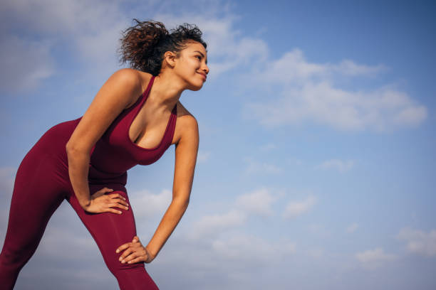 istock Woman exercising outdoors 1489268905