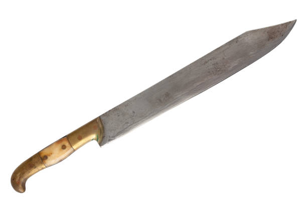 istock Retro vintage hunting knife 1489274830