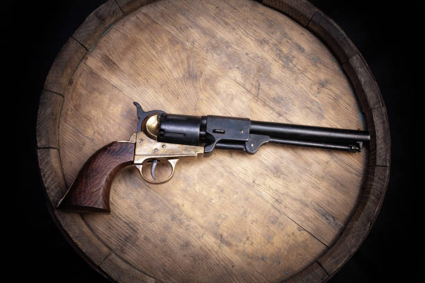 istock Old West Weapon - Percussion Army Revolver 1489275058