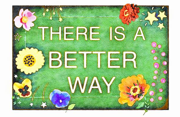 istock 'There Is A Better Way' in Watercolour Theme 1489280999