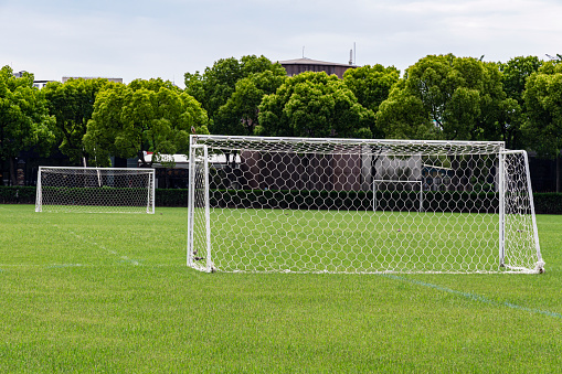 Football field and football gate