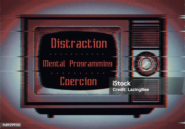 The Distraction Mental Programming Coercion Box Stock Photo - Download Image Now