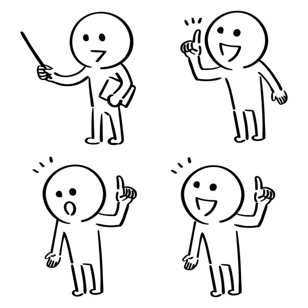 Stick Figure Replying 8,900+ Stick Figures Talking Stock Illustrations, Royalty-Free Vector ...