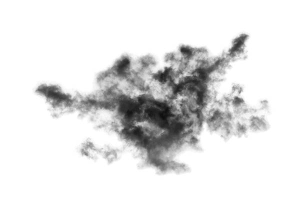 istock Cloud Isolated on white background,Smoke Textured,Abstract black 1489337922