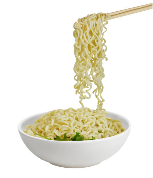 istock Bowl with instant noodles and chopsticks close up 1489342200