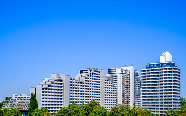 istock typical modern facade of a building 1489343046