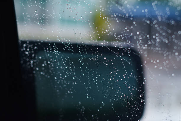 istock rain raindrops on the floor of car paint 1489349433