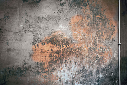 Dirty and grungy burnt textured background wall